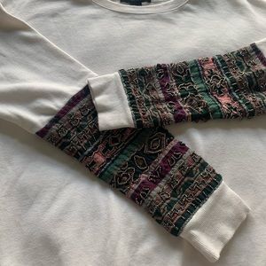 🌷2 for 18🌷 boho beaded sweatshirt